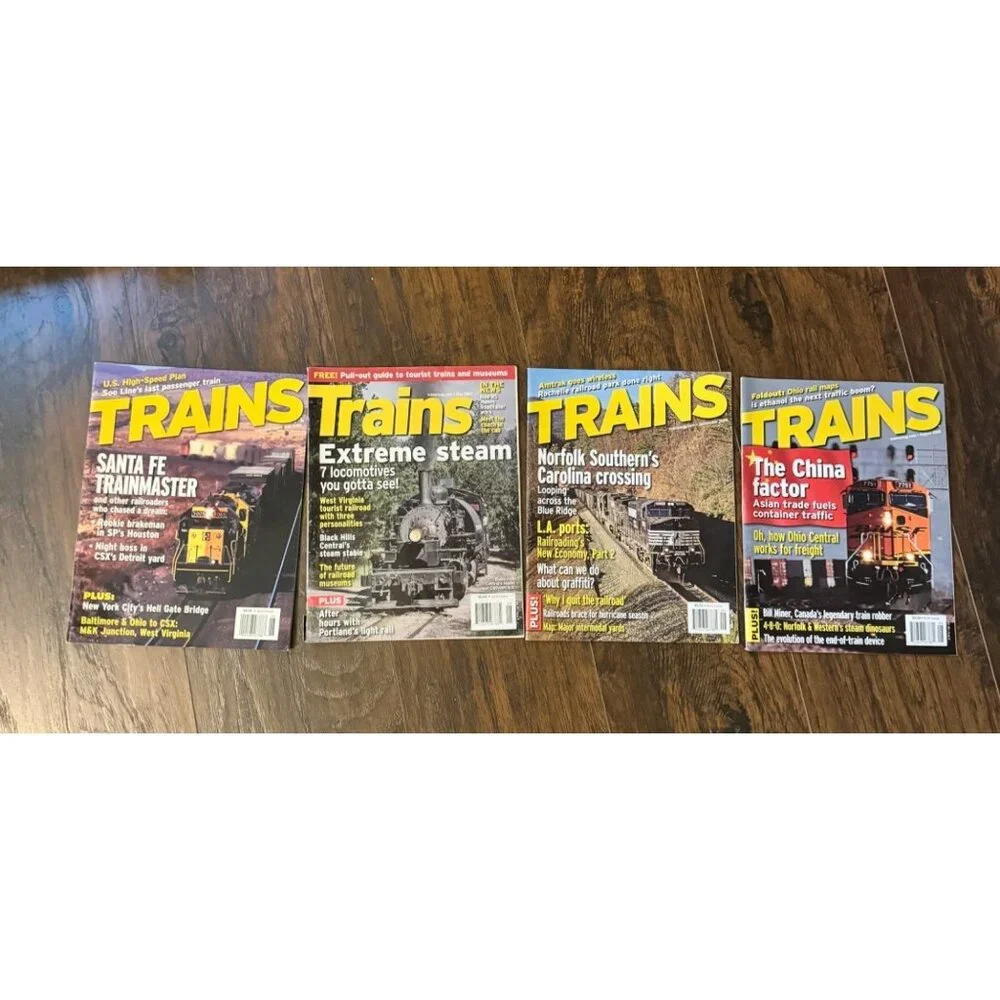 Lot Of 19 Trains Magazine 2003-2007 Featuring Railway Stories Locomotives & More
